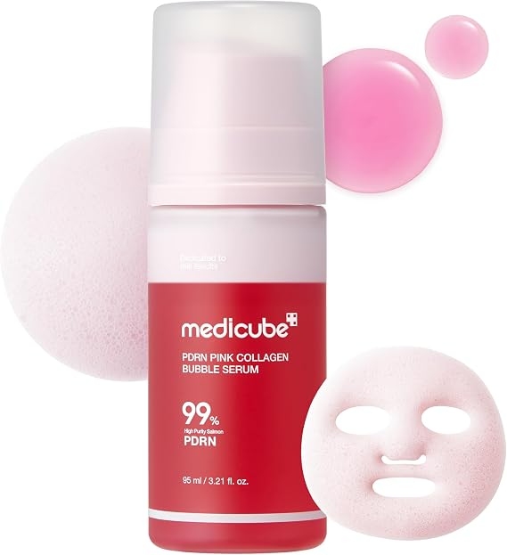 medicube PDRN Pink Collagen Bubble Serum 95ml